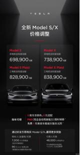 特斯拉Model S/X售價調(diào)整 最高降15.1萬